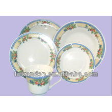 KC-00537 столовая посуда из фарфора круглой формы с деколью